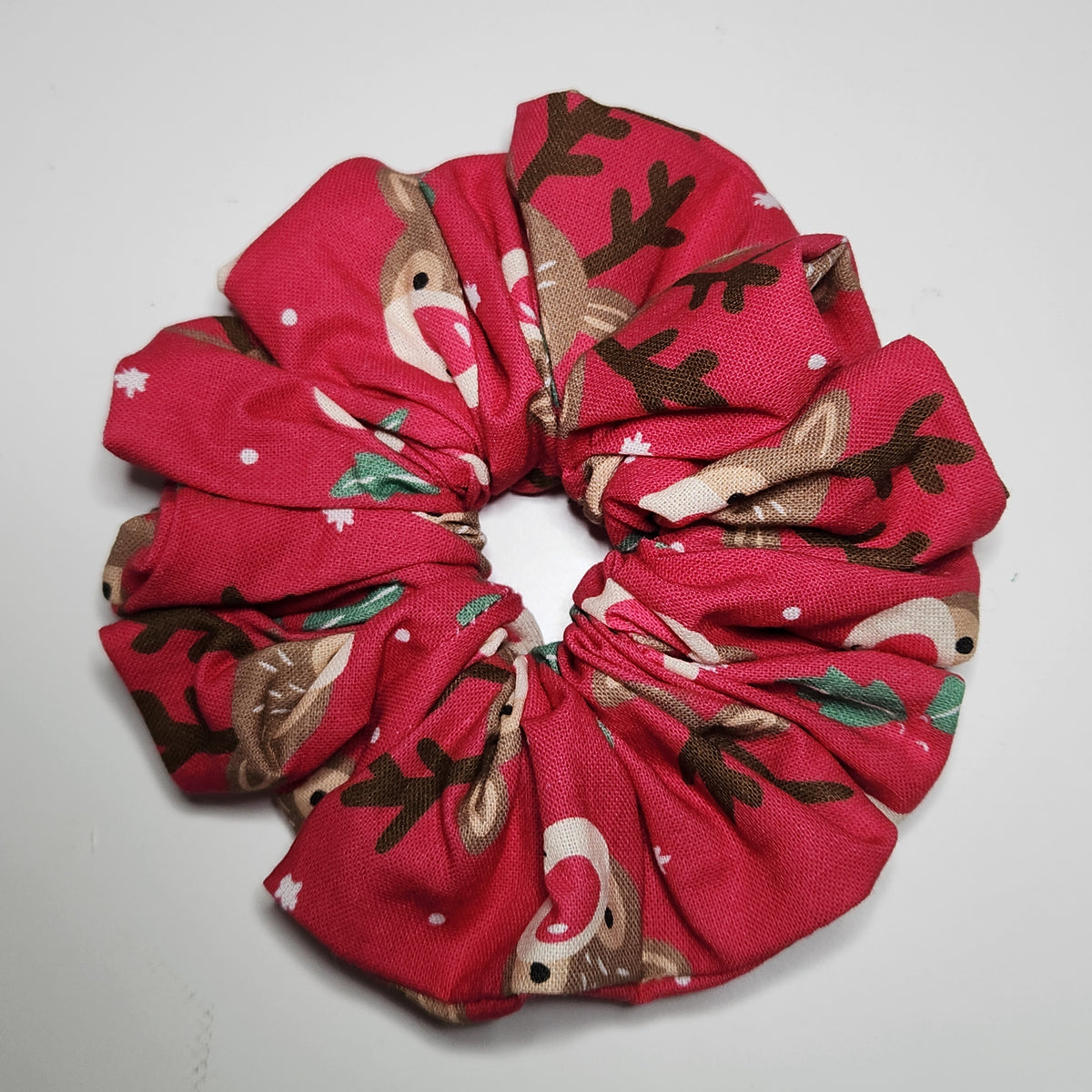 Large Scrunchie- Reindeer's