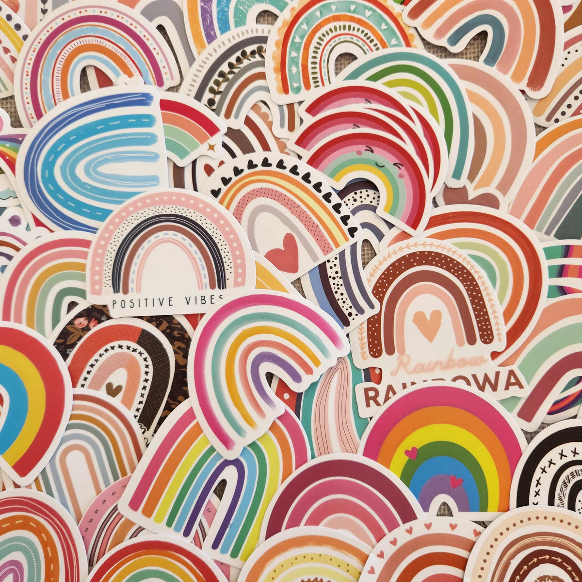 Rainbow Stickers- 10 per pack