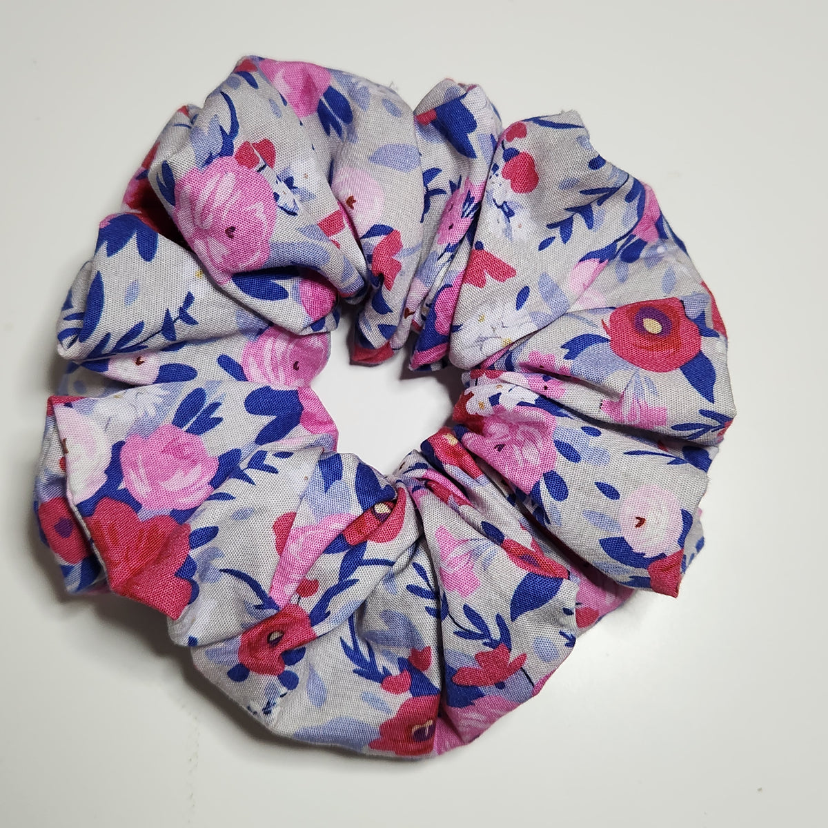 Large Scrunchie- Pink Florals