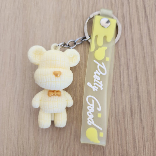 Teddy Keychain- Lemon